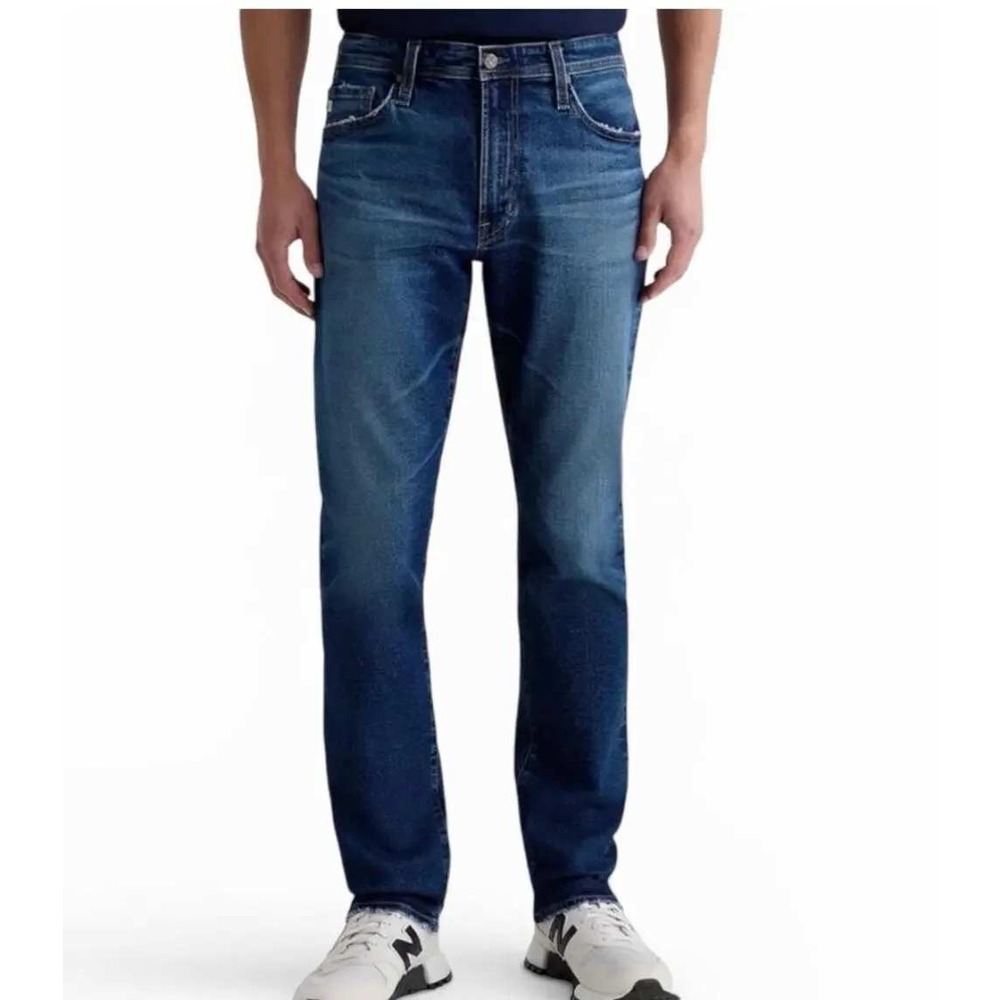 AG Adriano Goldschmied The Everett Slim Straight Jeans Dark Wash 33x34 everyday